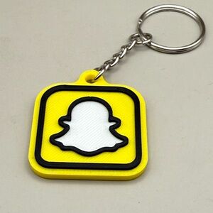 Yellow and Black Keychain Accessory